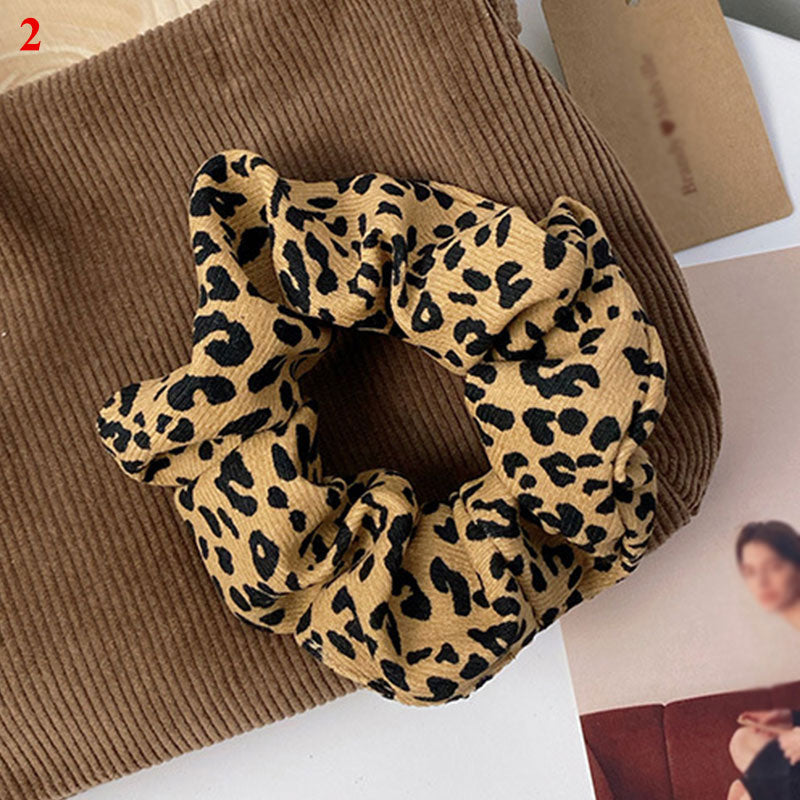 1pcs Retro Scrunchie Pack Hair Accessories Ties For Women Girls Headbands Elastic Rubber Hair Tie Hair Rope Ring Ponytail Holder