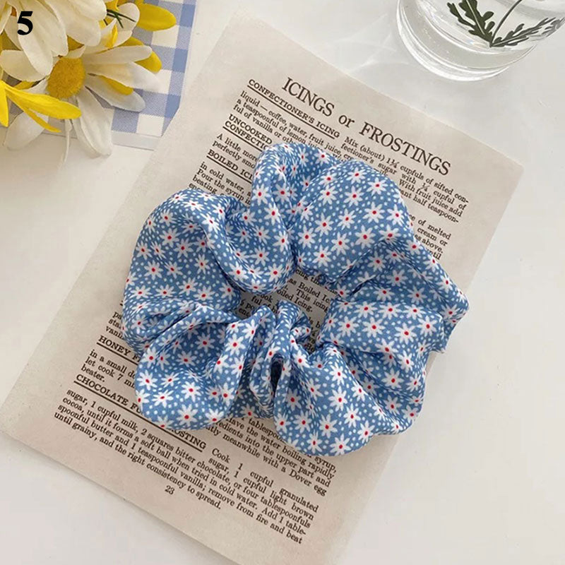 1pcs Retro Scrunchie Pack Hair Accessories Ties For Women Girls Headbands Elastic Rubber Hair Tie Hair Rope Ring Ponytail Holder