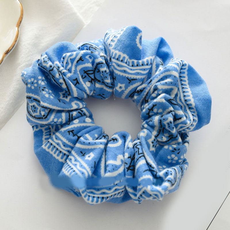 1pcs Retro Scrunchie Pack Hair Accessories Ties For Women Girls Headbands Elastic Rubber Hair Tie Hair Rope Ring Ponytail Holder