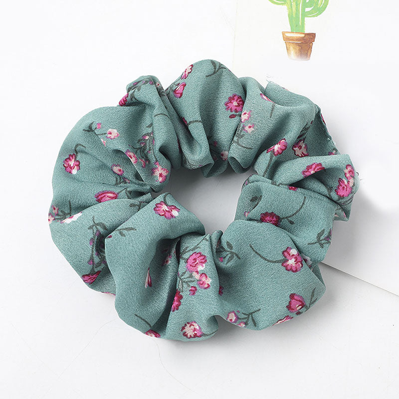 1pcs Retro Scrunchie Pack Hair Accessories Ties For Women Girls Headbands Elastic Rubber Hair Tie Hair Rope Ring Ponytail Holder