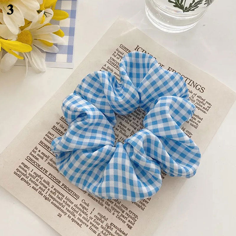 1PC Transparent Butterfly Tulle Elastic Hair Bands Women Sweet Mesh Chiffon Scrunchie Hair Tie Rope Hair Accessories Rubber Band