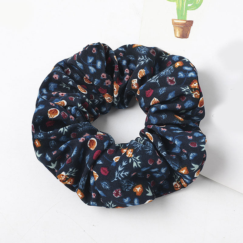 1pcs Retro Scrunchie Pack Hair Accessories Ties For Women Girls Headbands Elastic Rubber Hair Tie Hair Rope Ring Ponytail Holder