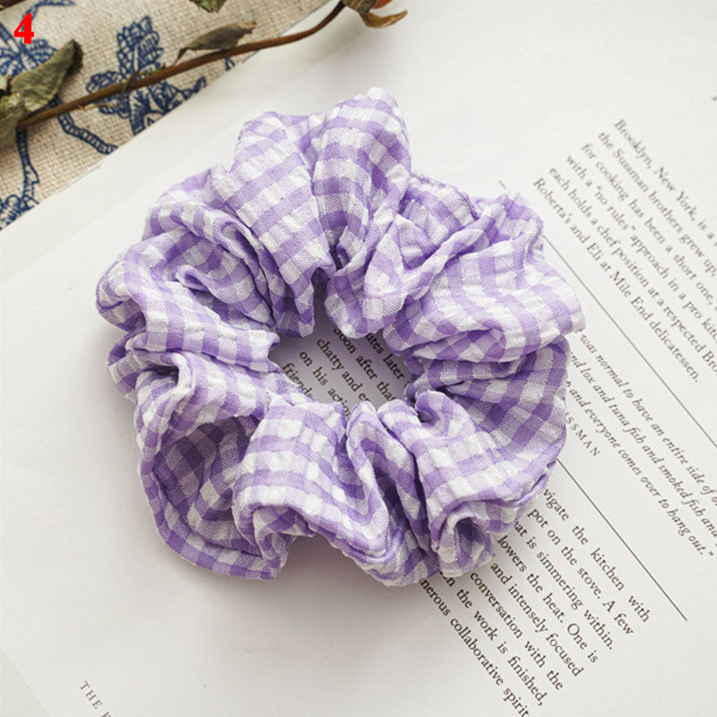 1pcs Retro Scrunchie Pack Hair Accessories Ties For Women Girls Headbands Elastic Rubber Hair Tie Hair Rope Ring Ponytail Holder