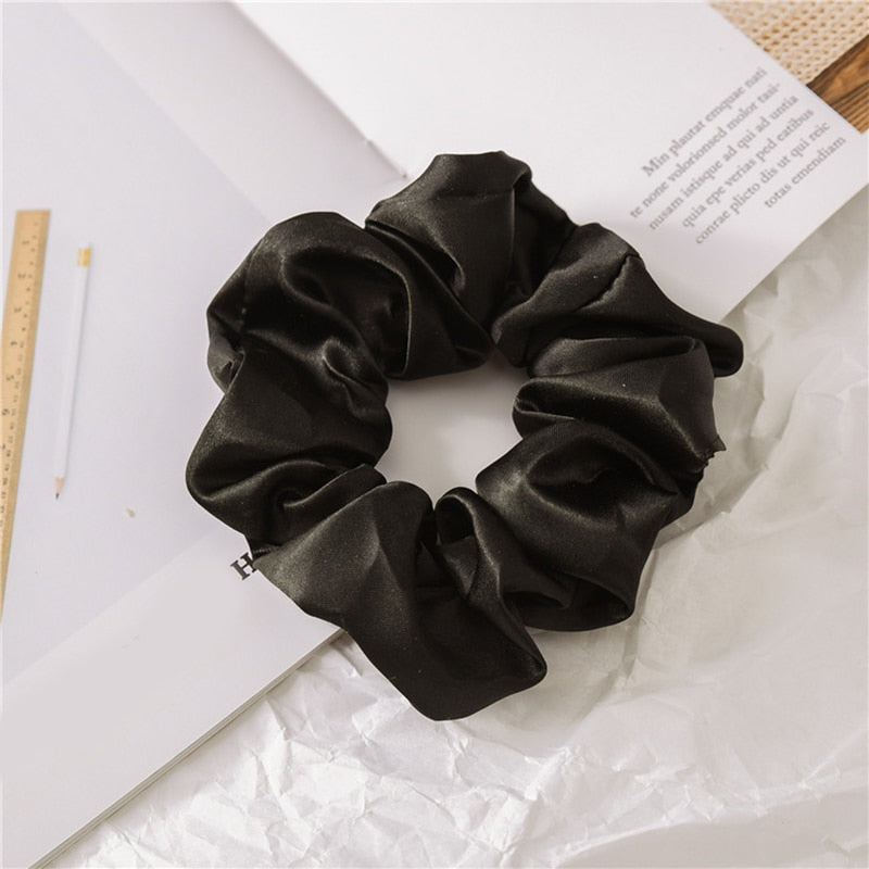 1pcs Retro Scrunchie Pack Hair Accessories Ties For Women Girls Headbands Elastic Rubber Hair Tie Hair Rope Ring Ponytail Holder