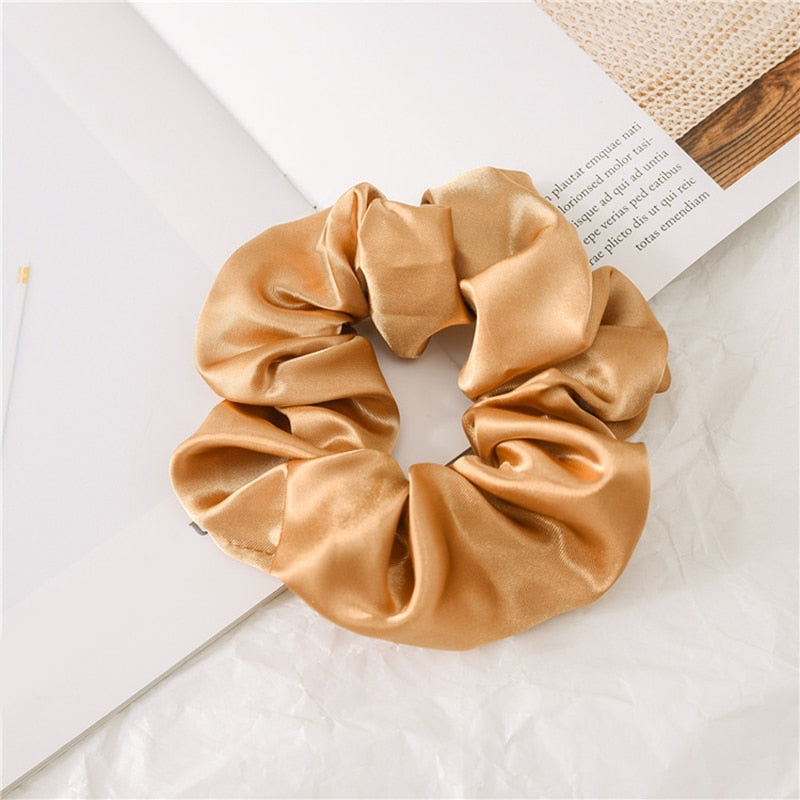 1pcs Retro Scrunchie Pack Hair Accessories Ties For Women Girls Headbands Elastic Rubber Hair Tie Hair Rope Ring Ponytail Holder