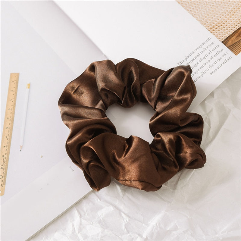 1pcs Retro Scrunchie Pack Hair Accessories Ties For Women Girls Headbands Elastic Rubber Hair Tie Hair Rope Ring Ponytail Holder