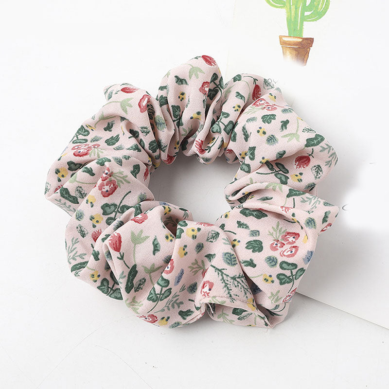 1pcs Retro Scrunchie Pack Hair Accessories Ties For Women Girls Headbands Elastic Rubber Hair Tie Hair Rope Ring Ponytail Holder