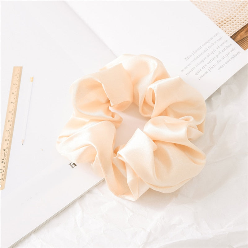 1pcs Retro Scrunchie Pack Hair Accessories Ties For Women Girls Headbands Elastic Rubber Hair Tie Hair Rope Ring Ponytail Holder