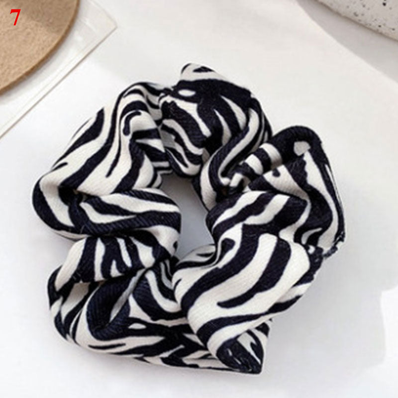 1pcs Retro Scrunchie Pack Hair Accessories Ties For Women Girls Headbands Elastic Rubber Hair Tie Hair Rope Ring Ponytail Holder