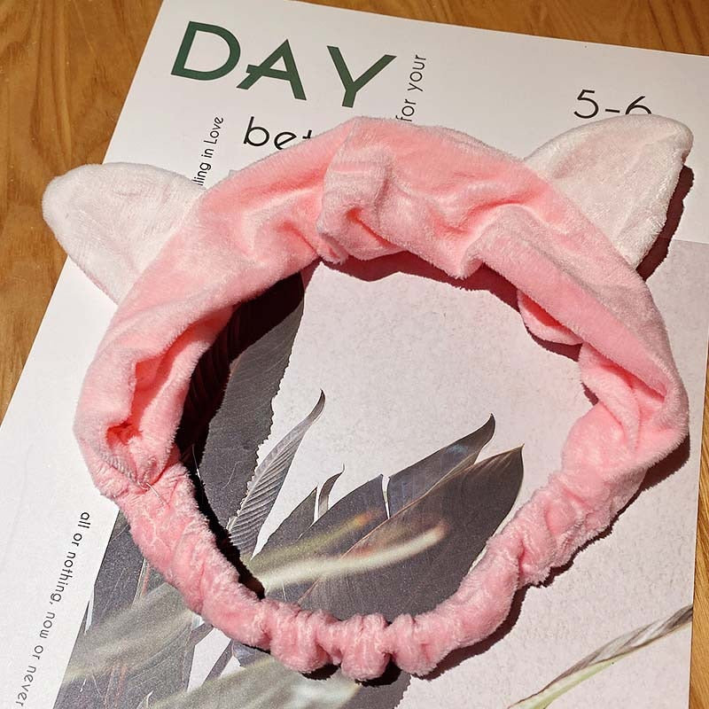 New Letter &quot;OMG&quot; Coral Fleece Soft Bow Headbands for women Girls Cute Hair Holder Hairbands Hair Bands Headwear Hair Accessories