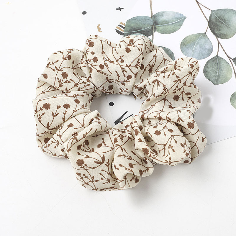 1pcs Retro Scrunchie Pack Hair Accessories Ties For Women Girls Headbands Elastic Rubber Hair Tie Hair Rope Ring Ponytail Holder