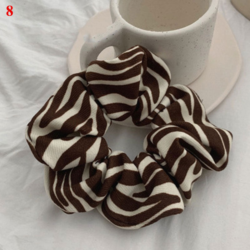 1pcs Retro Scrunchie Pack Hair Accessories Ties For Women Girls Headbands Elastic Rubber Hair Tie Hair Rope Ring Ponytail Holder