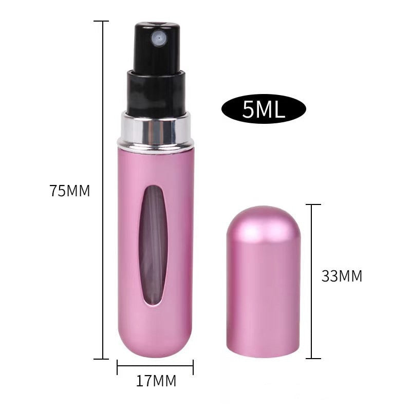 5ml Perfume Refill Bottle Portable Mini Refillable Spray Jar Scent Pump Empty Cosmetic Containers Atomizer for Travel Tool Cheap