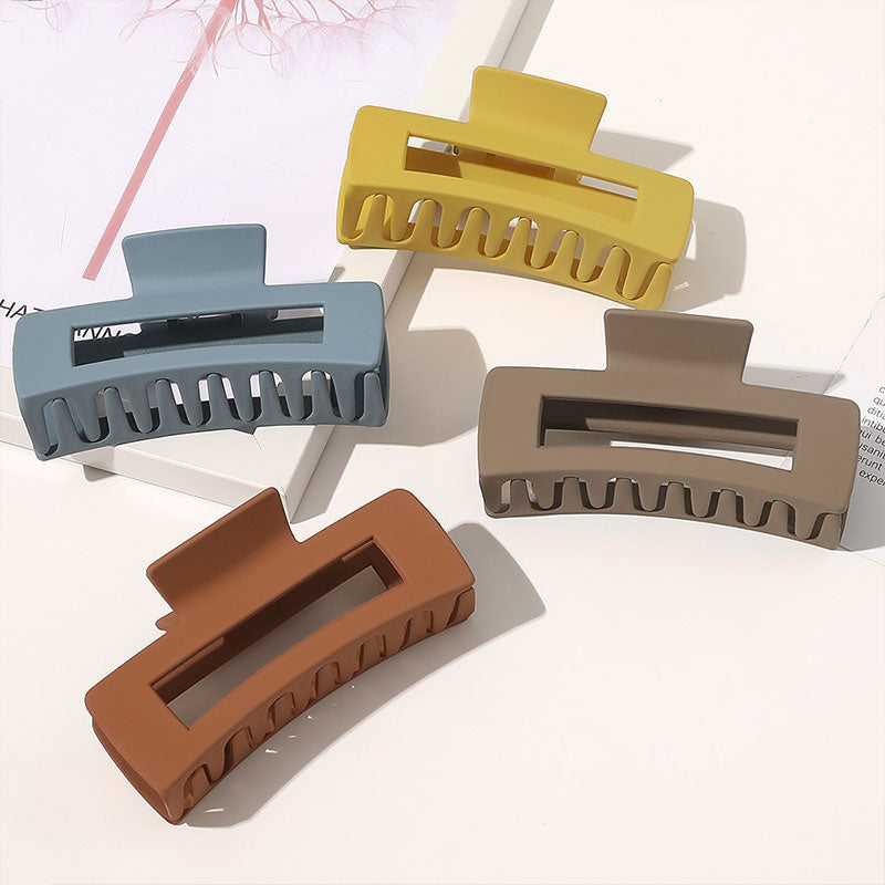 New Korean INS Hair Claw Clip for Women Girls Matte Frosted Hair Claw Large Size Hair Clamps Claw Clip Crab for Hair Accessories